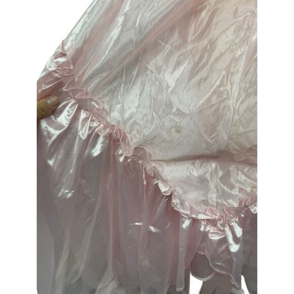 Vintage Steppin Out 80’s Pink Strapless Prom Cocktail Dress W/ Bolero Size 7 - Picture 6 of 12